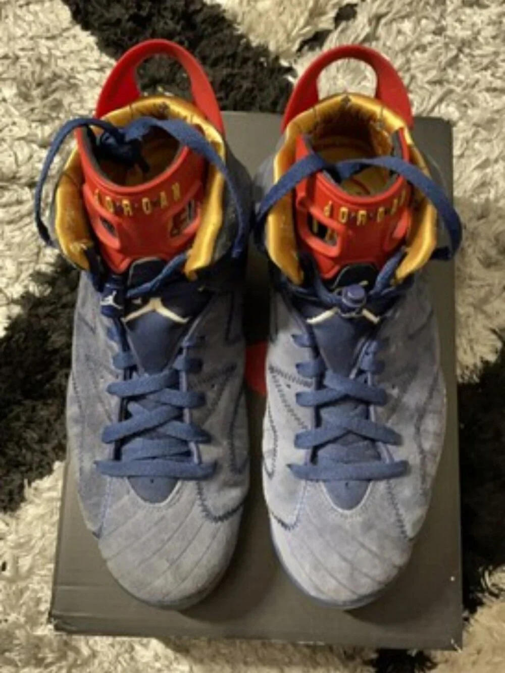 Nike Air Jordan 6 Retro DB Doernbecher 392789-401 Men's Size 9.5 Rare 2009